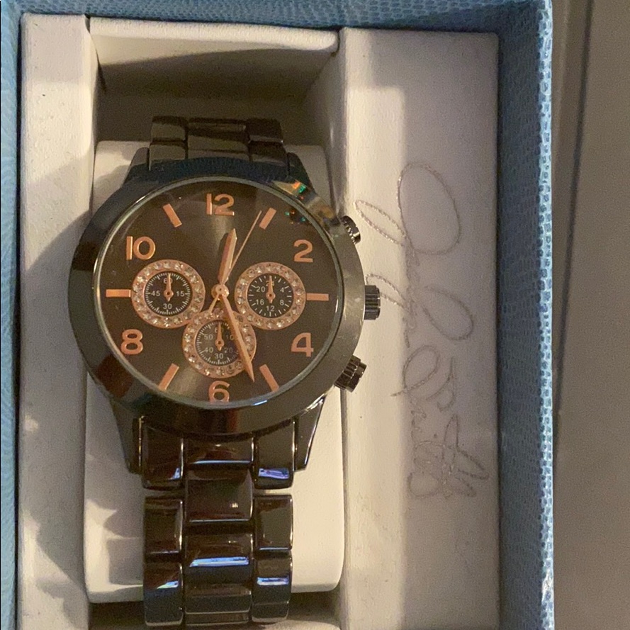 Jaclyn Smith Ladies Quartz Wristwatch (Nwt)